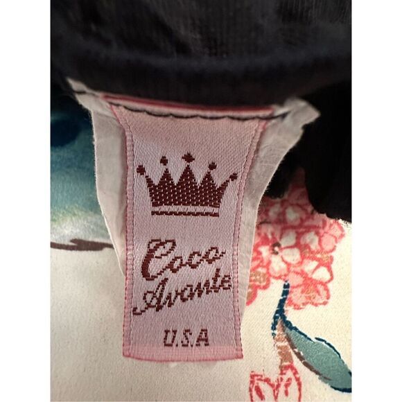 Coco Avante Short Sleeve Jersey Knit Asymmetric Hem Midi Dress Black Large - Picture 8 of 9